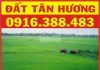 Bán đất gần KCN Tân Hương, DT: 2285m2, giá 500.000.000vnđ/1000m2, chính chủ: 0916388483