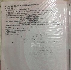 Chính chủ bán đất mặt tiền Quốc Lộ 50, xã Tân Trung, thị xã Gò Công, Tiền Giang