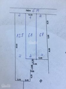 Bán đất hẻm 6m phường 2, thị xã Gò Công