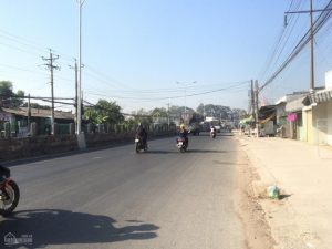 Bán đất mặt tiền – Sát ngân hàng Sacombank – Thị trấn Tân Hiệp