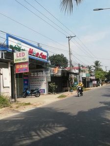 Bán đất mặt tiền có nhà tiền chế đường tỉnh 879B thành phố Mỹ Tho