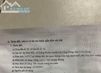 cần bán gấp đất mặt tiền Đường Huyện Tỉnh 871, Xóm Rẫy - 0