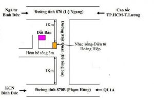Đất nền 8.8x15m Ấp Phước Thuận, Phước Thạnh, TP.Mỹ Tho