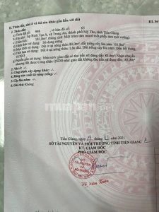 Bán đất thổ cư tại xã Trung An, Mỹ Tho, Tiền Giang