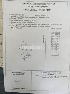 Bán đất nền thổ cú giá đầu tư mặt tiền xe ba gác