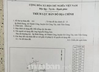 Bán đất nền thổ cú giá đầu tư mặt tiền xe ba gác